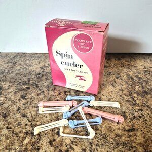 1960s Hair Curlers, TONI Spin Curlers, With Original Box, Complete